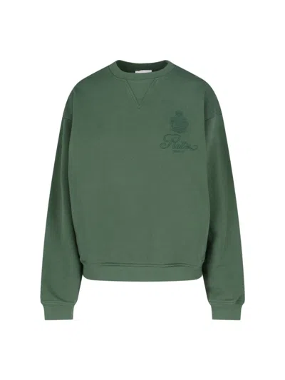FRAME RITZ" CREWNECK SWEATSHIRT - GREEN