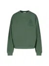 Frame Ritz Crew Neck Sweatshirt In Green