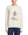 Frame Ritz Unisex Cashmere Sweater In Neutral