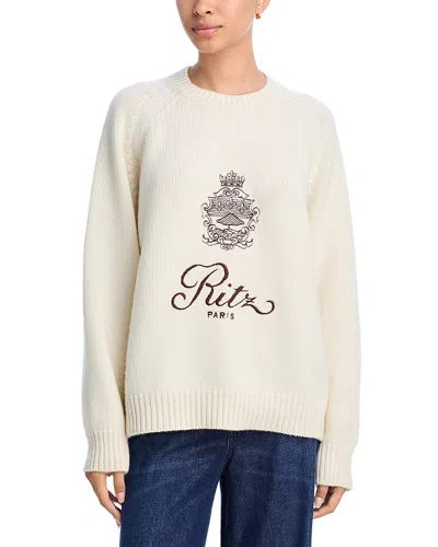 Frame Ritz Unisex Cashmere Sweater In Neutral