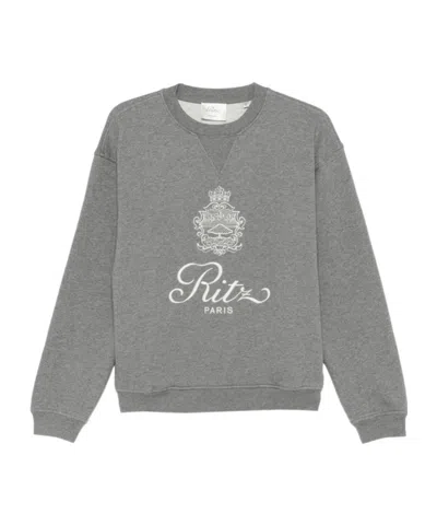 Frame Ritz Unisex Sweatshirt In Gray