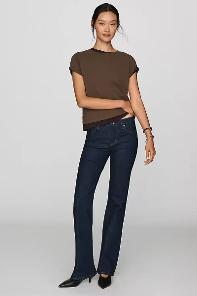 Frame Rodeo Low Rise Bootcut Jeans In Blue