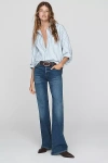 Frame Rodeo Low-rise Bootcut Jeans In Blue
