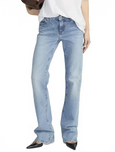 Frame Rodeo Low-rise Bootcut Jeans In Spirit In Blue