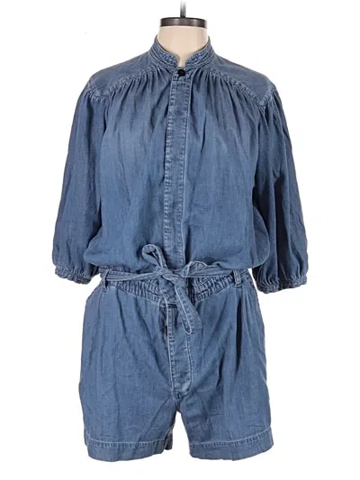 Pre-owned Frame Romper In Blue