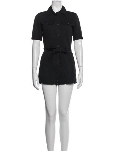 Pre-owned Frame Romper In Blue