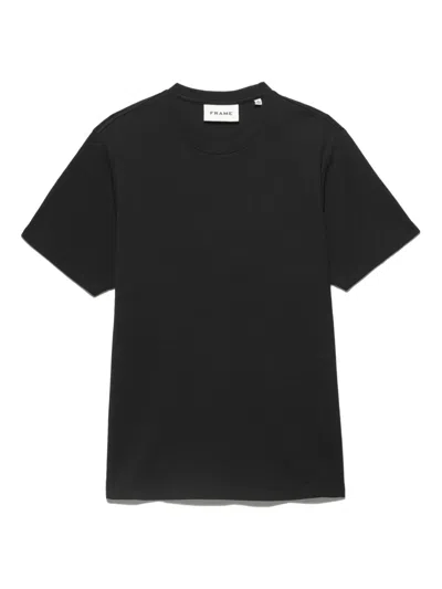 Frame Round-neck T-shirt In Black