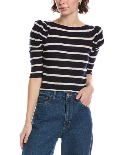 FRAME FRAME RUCHED WOOL T-SHIRT