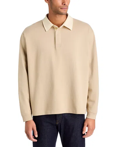 Frame Rugby Polo Shirt In Neutral