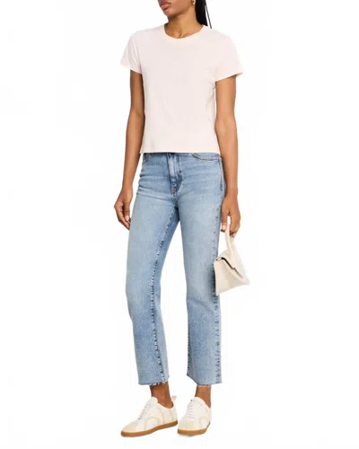 Frame Ruler Crop Jean In Indigo In White