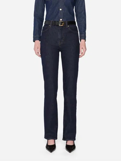Frame Ruler High-rise Jeans In Taboo In Blue