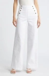 Frame Sailor Wide Leg In White