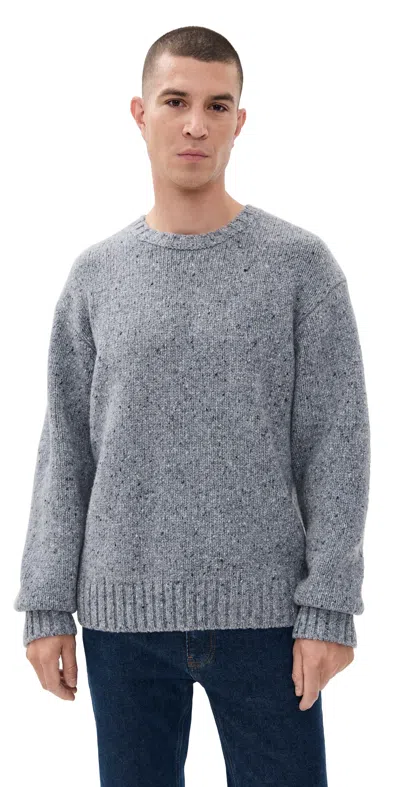 Frame Sailor Sweater Grey Melange In Gray