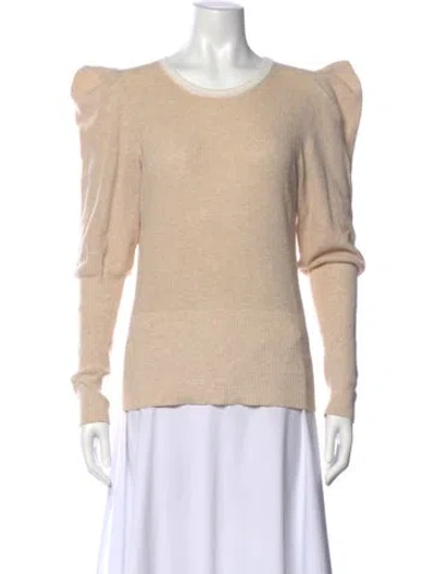 Pre-owned Frame Scoop Neck Sweater In Neutral