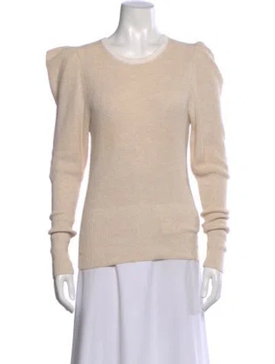Pre-owned Frame Scoop Neck Sweater In Neutral