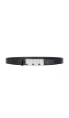 Frame Sculptural Belt In Black