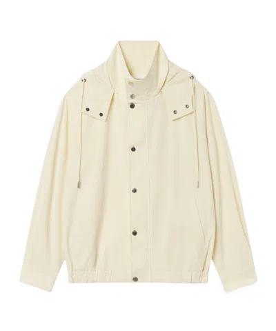Frame The Seersucker Track Jacket In Neutral