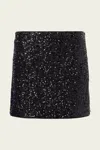 Frame Denim Sequin Mini Skirt