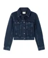 Frame The Curve Denim Jacket In Blue