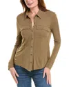 Frame Denim Shirt In Brown