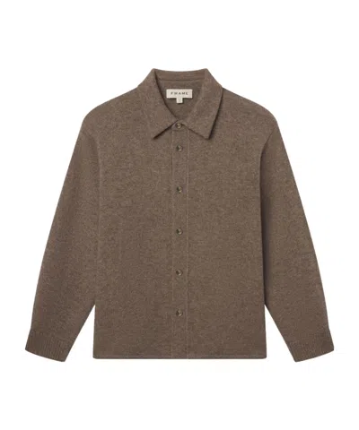 FRAME SHIRT COLLAR CARDIGAN