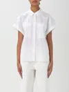 Frame The Leisure Linen Shirt In White