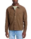 Frame Shirt Jacket In Soft Mocha