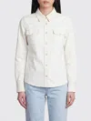 Frame White Denim Shirt In Neutral