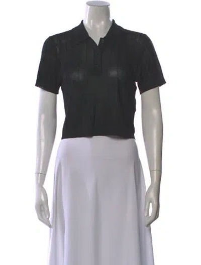 Pre-owned Frame Short Sleeve Polo In Gray