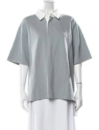 Pre-owned Frame Short Sleeve Polo In Grey