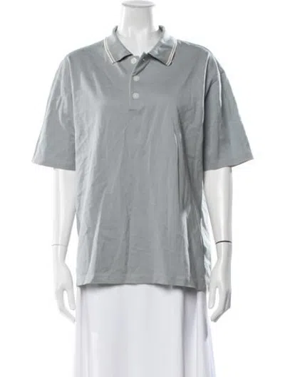 Pre-owned Frame Short Sleeve Polo W/ Tags In Grey