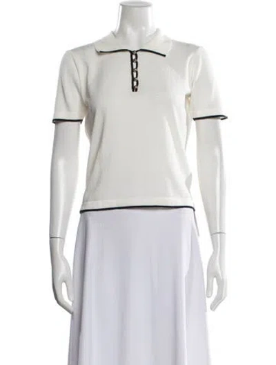 Pre-owned Frame Short Sleeve Polo In White
