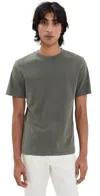 Frame Short Sleeve Relaxed Tee Dark Sage In Dark Sage