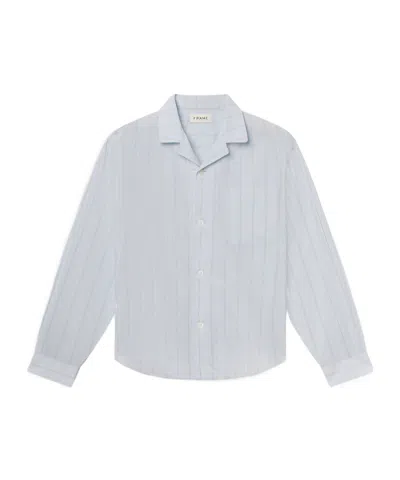 Frame Short Sleeve Shirt In Blue