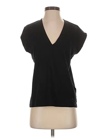 Pre-owned Frame Short Sleeve T-shirt In Black