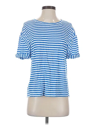 Pre-owned Frame Short Sleeve T-shirt In Blue