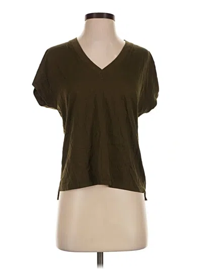 Pre-owned Frame Short Sleeve T-shirt In Brown