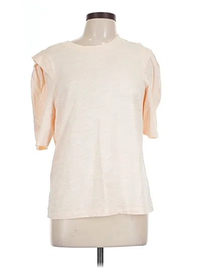 Pre-owned Frame Short Sleeve T-shirt In Ivory