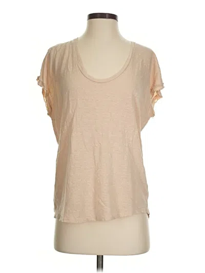 Pre-owned Frame Short Sleeve T-shirt In Tan