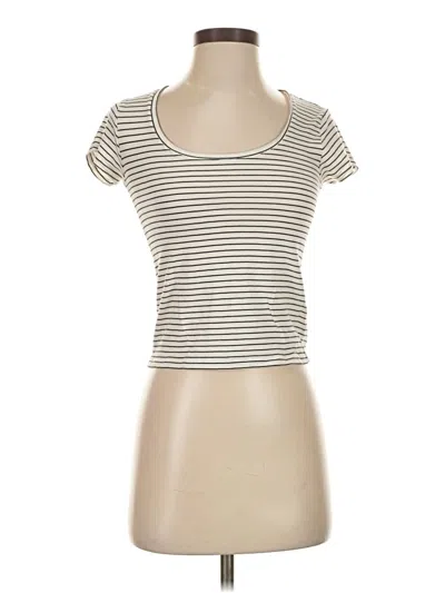 Pre-owned Frame Short Sleeve T-shirt In White