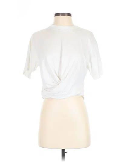 Pre-owned Frame Short Sleeve T-shirt In White