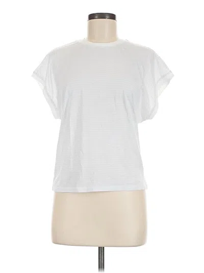 Pre-owned Frame Short Sleeve T-shirt In White