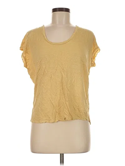 Pre-owned Frame Short Sleeve T-shirt In Yellow
