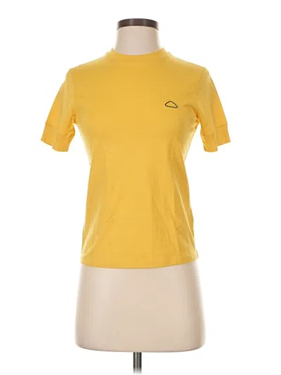 Frame Short Sleeve T-shirt In Yellow