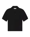 Frame Short-sleeved Polo Shirt In Black