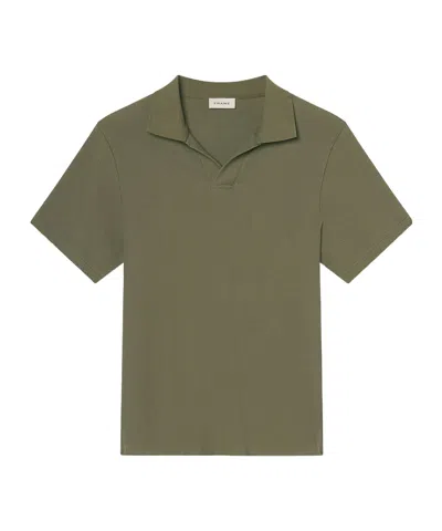 Frame Short-sleeved Polo Shirt In Green