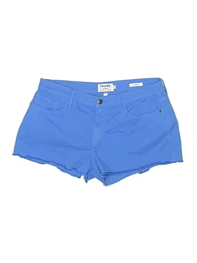 Pre-owned Frame Shorts In Blue