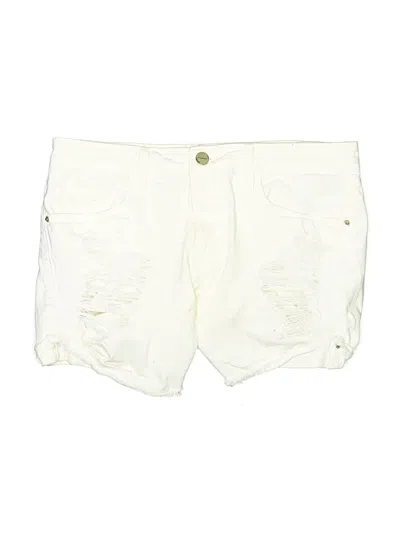 Pre-owned Frame Shorts In Ivory