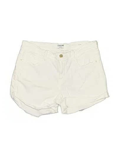 Pre-owned Frame Shorts In White