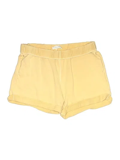 Pre-owned Frame Shorts In Yellow